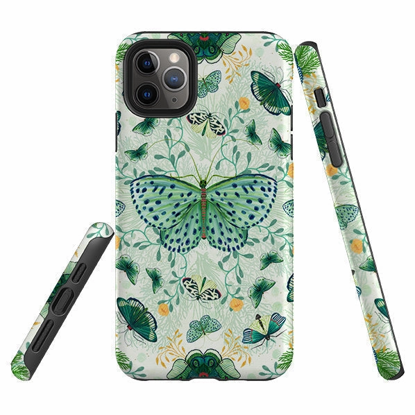 iPhone Tough Case - Big Moth 1 By Katherine Quinn Premium Build Layer Sleek Grip