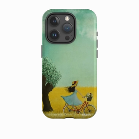 iPhone Tough Case - Bike Ride By Maja Lindberg Lightweight Frame