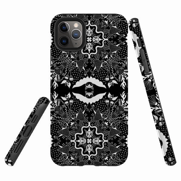 iPhone Tough Case - Black Magic By Mia Underwood Vibrant Colors