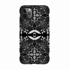 Soft Layered Design iPhone Tough Case - Black Magic By Mia Underwood