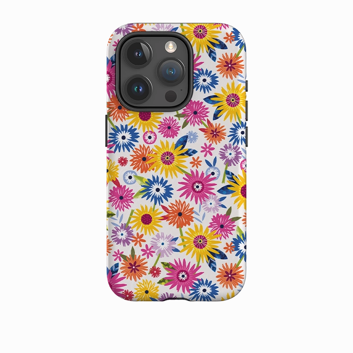 Flexible Grip Form Portable Layer iPhone Tough Case - Blooms By Ali Brookes
