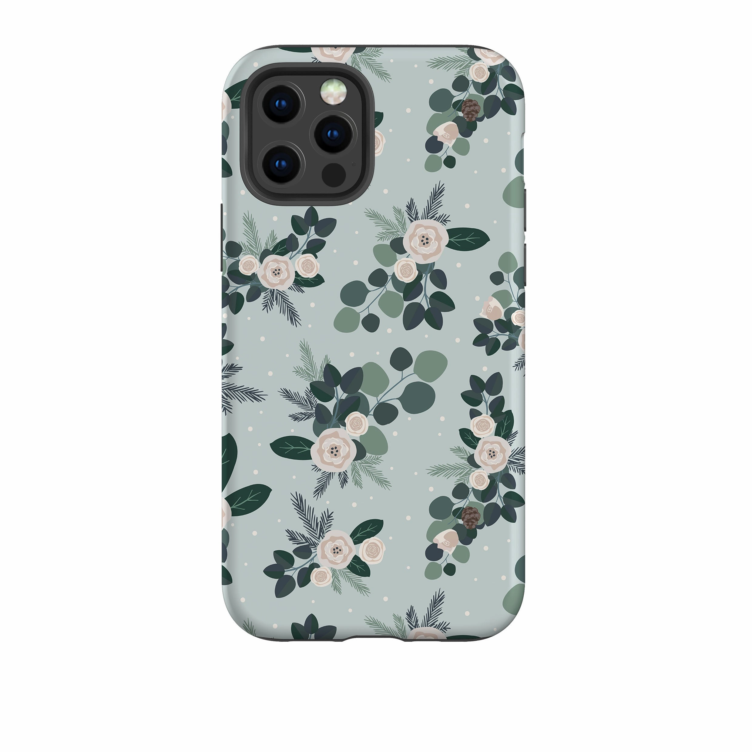 iPhone Tough Case - Blooms Of Xmas Comfort Detail Scratchproof Surface