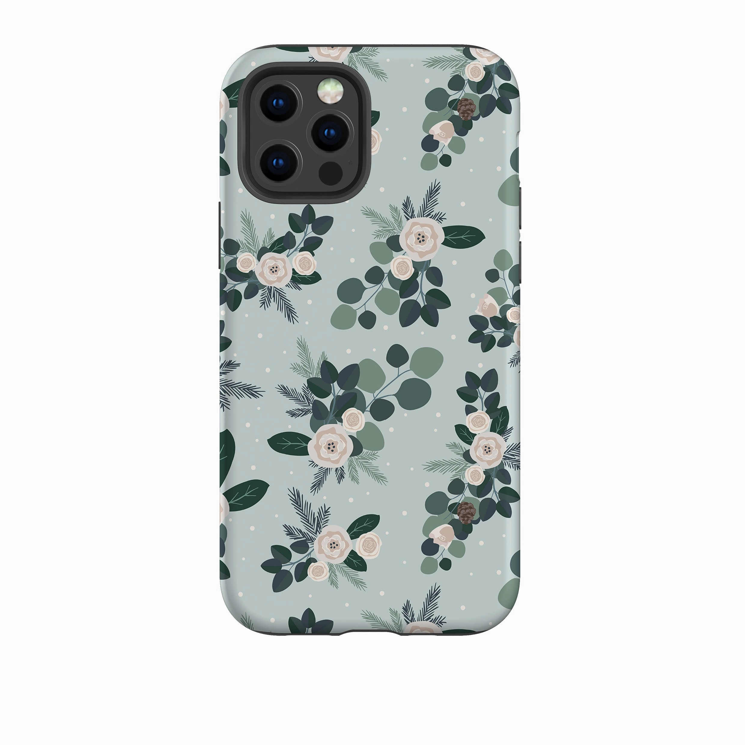 iPhone Tough Case - Blooms Of Xmas Portable Fit Luxury Feel
