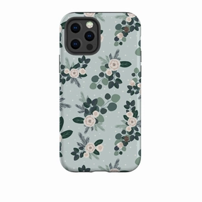 iPhone Tough Case - Blooms Of Xmas Portable Fit Luxury Feel
