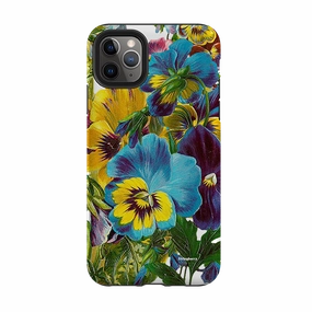 Soft Shape iPhone Tough Case - Blue Garden