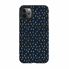iPhone Tough Case - Blue Rain Comfort grip design