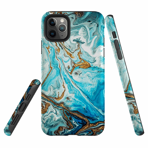 Durable Edge Minimal Finish iPhone Tough Case - Blue Royal