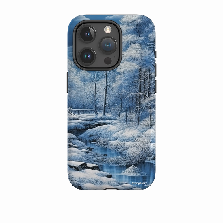 iPhone Tough Case - Blue Winter Refined Shield