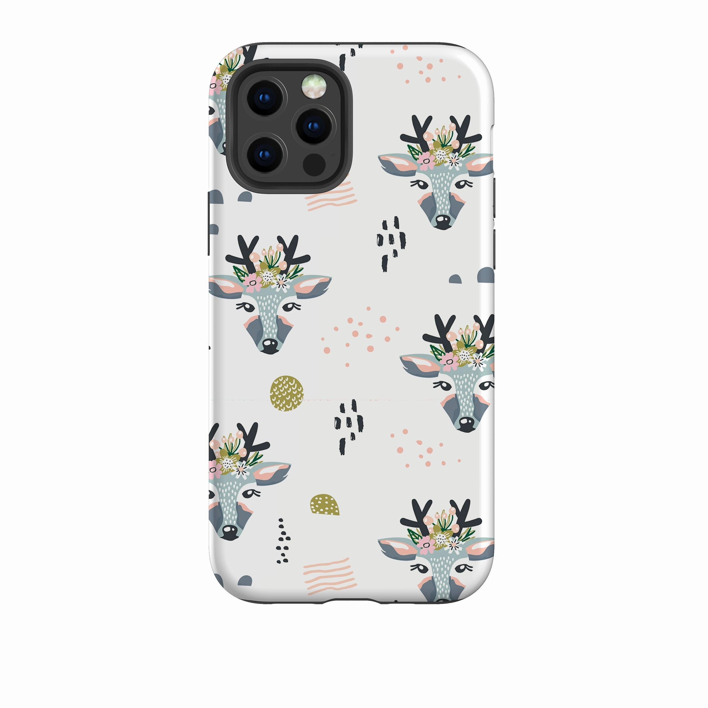 iPhone Tough Case - Boho Xmas Premium Form Soft Surface