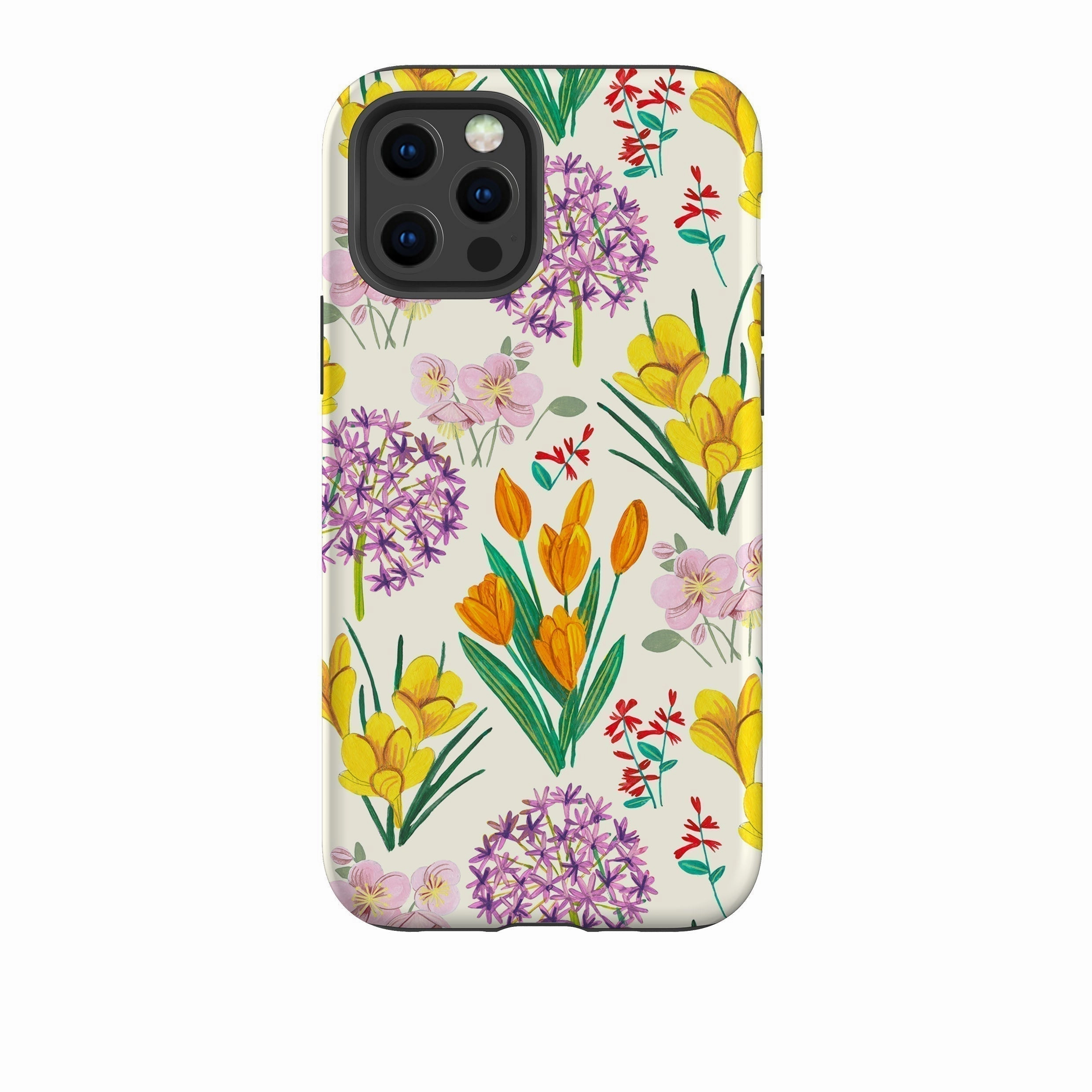 Protective Design Colorful Pattern iPhone Tough Case - Botanical By Caroline Bonne Muller