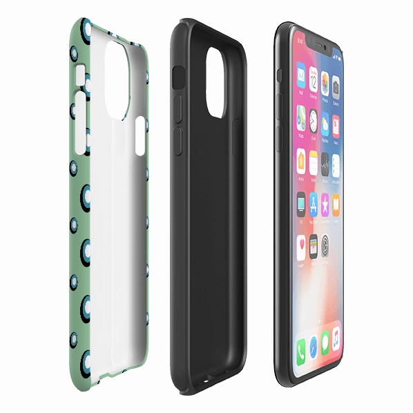 Premium Feel Layer iPhone Tough Case - Bubbles By Cressida Bell