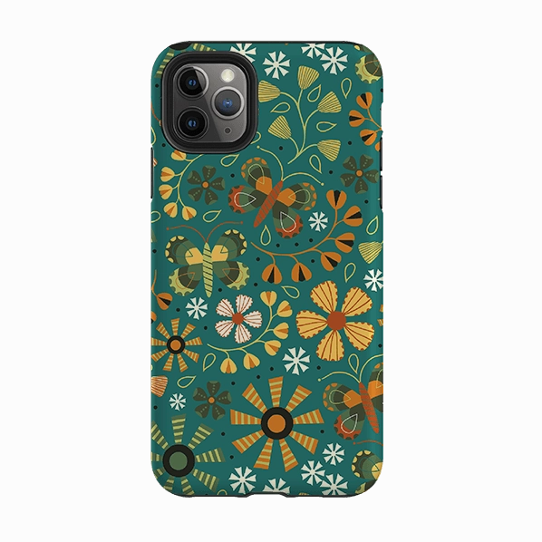 iPhone Tough Case - Butterflies Autumn By Suzy Taylor Smart Accessory