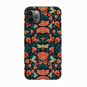 Premium Style iPhone Tough Case - Buzz Floral By Nina Pace