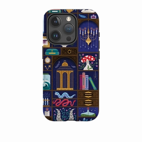 Perfect Fit iPhone Tough Case - Cabinet Of Curiosities By Jenny Zemanek