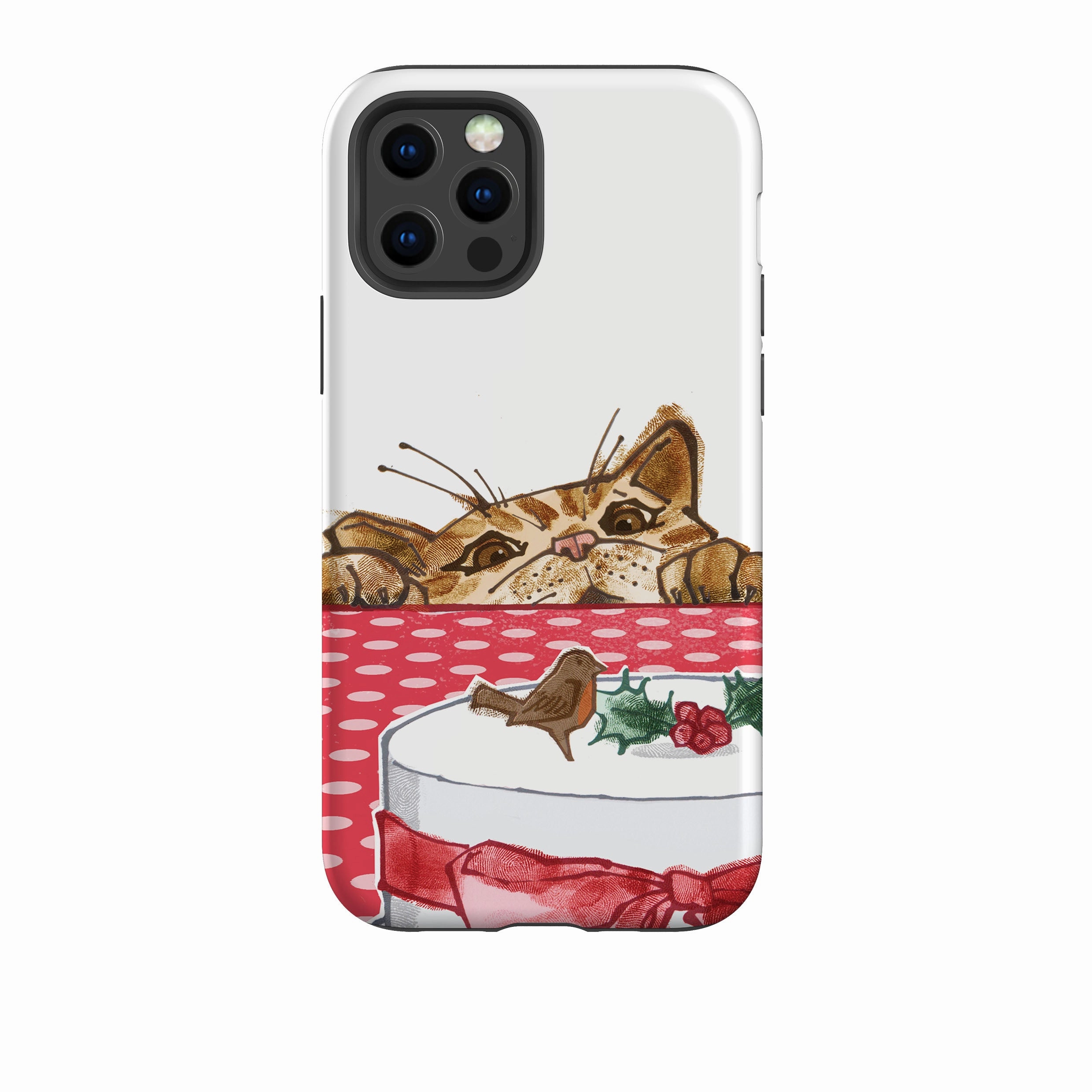 anti dust iPhone Tough Case - Cake Cat By Liane Payne