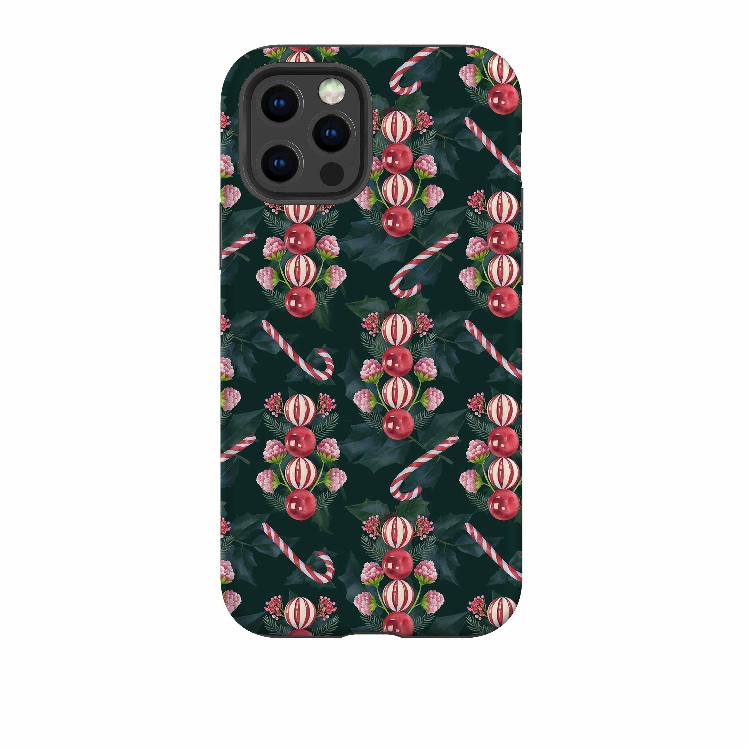 Simple Style iPhone Tough Case - Candy Canes