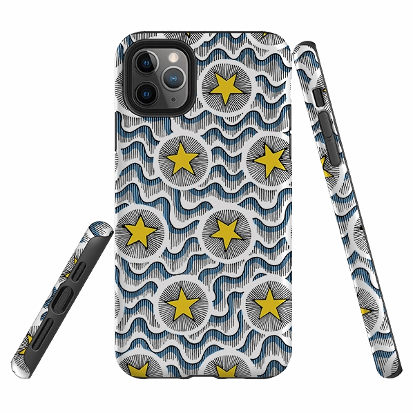 Smooth Pattern Design Slim Profiled iPhone Tough Case - Celestial By Cressida Bell