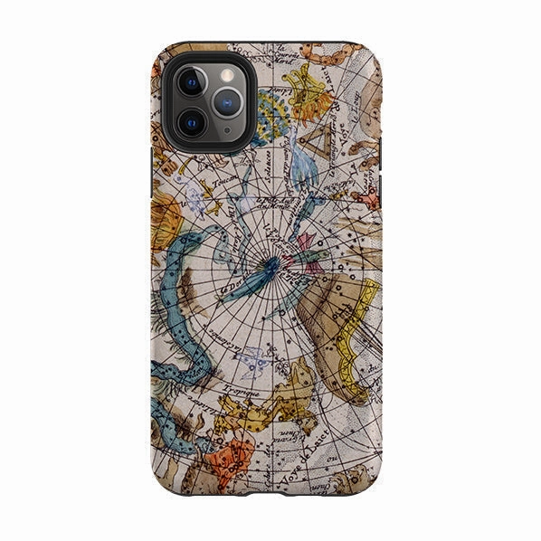 Soft Edge Look iPhone Tough Case - Celestial Chart By Heritage