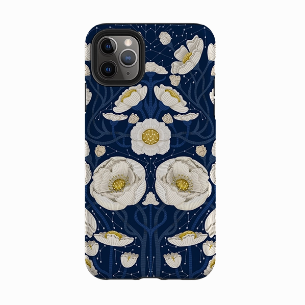 Water Resistant Comfort Pattern Texture iPhone Tough Case - Celestial Oracle By Nina Pace