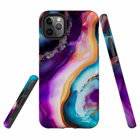 iPhone Tough Case - Chandler Flexible Build Form Soft Look Texture