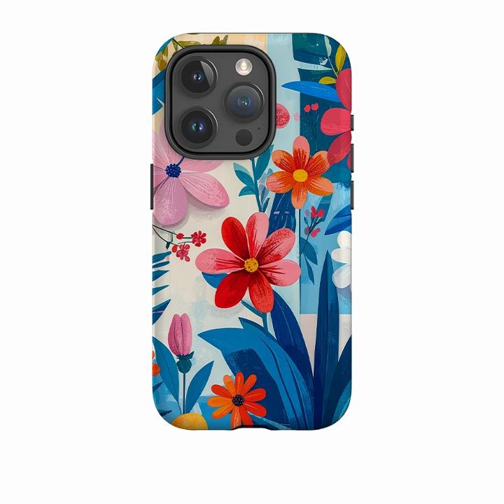 iPhone Tough Case - Chapel Floral Enhanced Durability