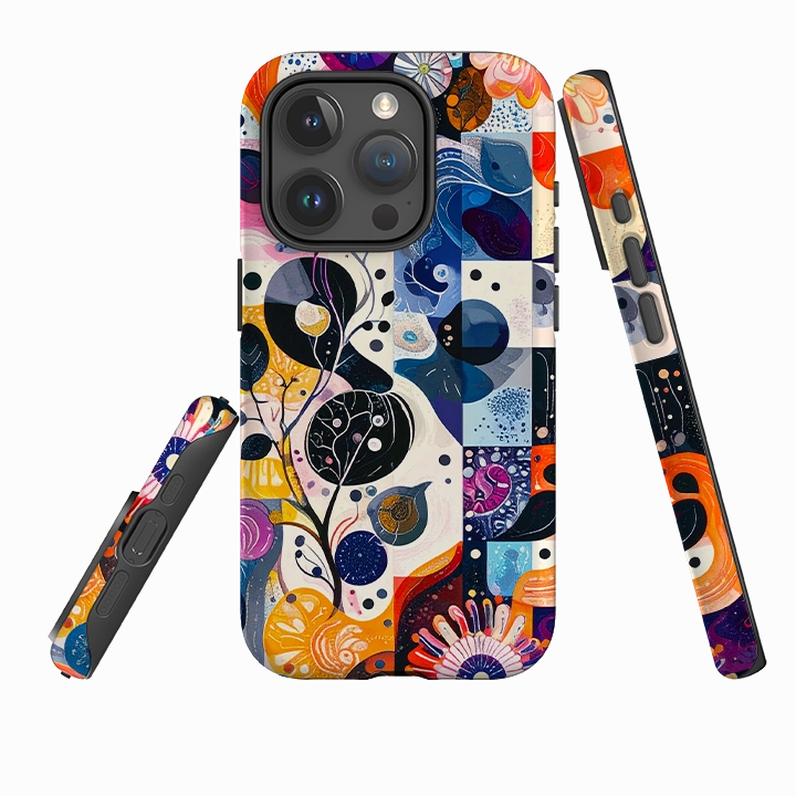 iPhone Tough Case - Checkmate Modern Function Color Layer