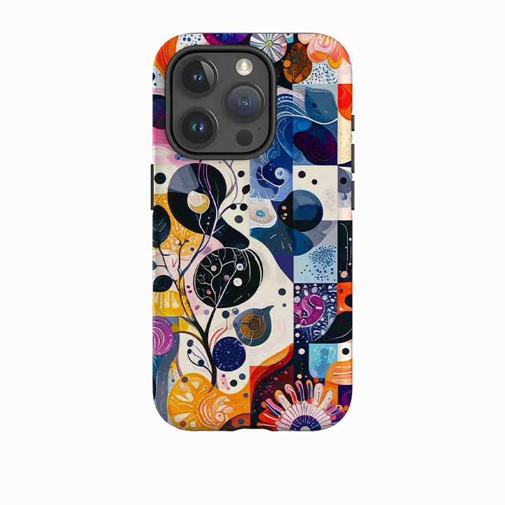 Classic Texture Pocket Friendly iPhone Tough Case - Checkmate