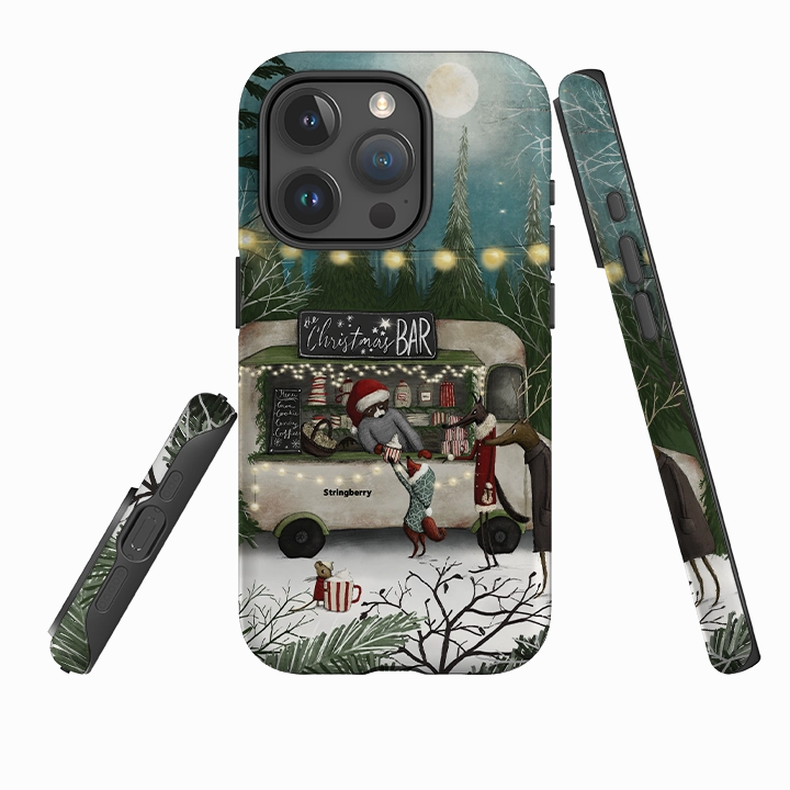 iPhone Tough Case - Christmas Bar By Maja Lindberg Soft touch layer