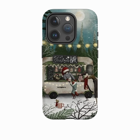 iPhone Tough Case - Christmas Bar By Maja Lindberg Protective Design Layer Slim Texture