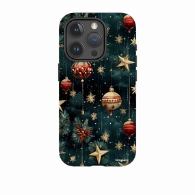 Colorful Finish iPhone Tough Case - Christmas Baubles III