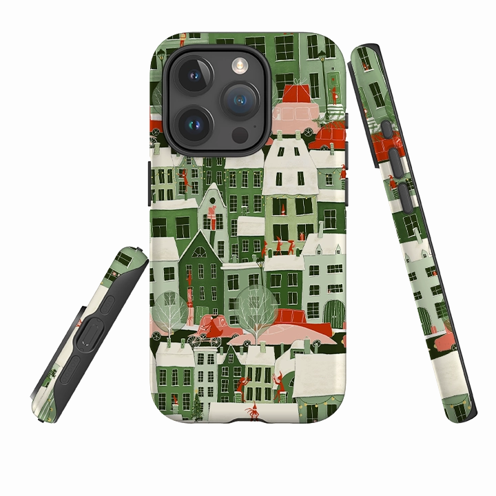 Trendy Detailing iPhone Tough Case - Christmas City By Maja Lindberg