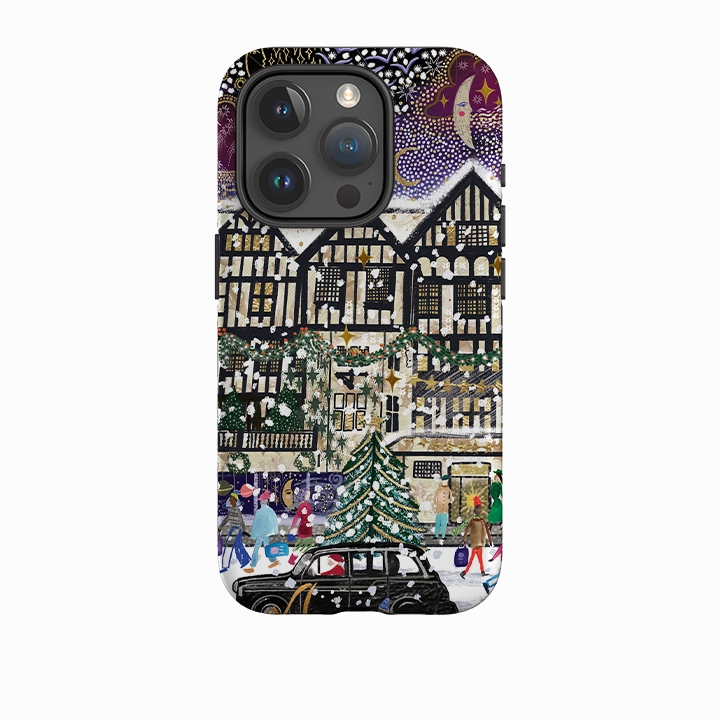 iPhone Tough Case - Christmas In London II By Emma Frances Grant Smooth Texture Glossy Look