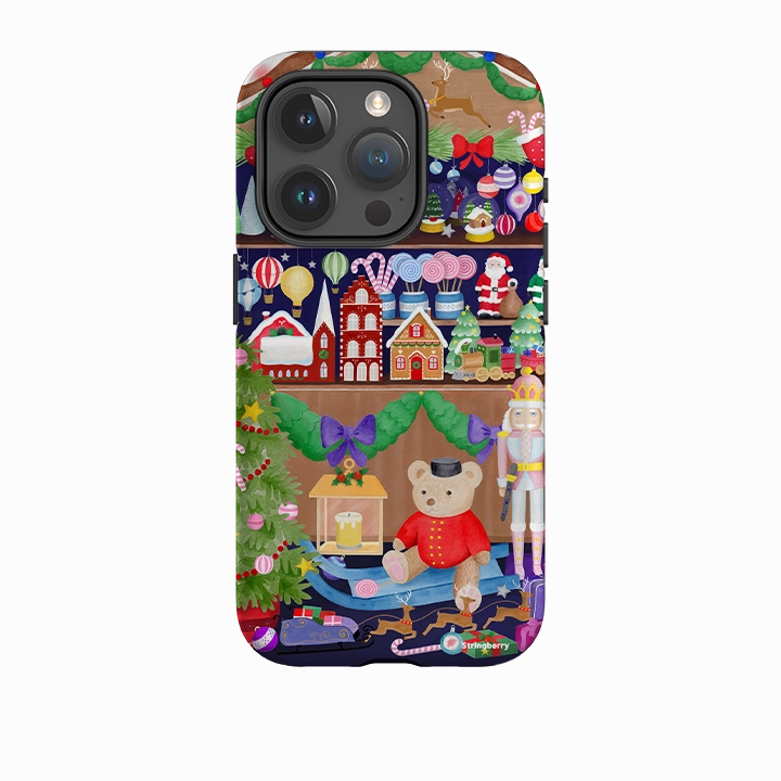 iPhone Tough Case - Christmas Shop By Bex Parkin Comfort Build Shock Layer