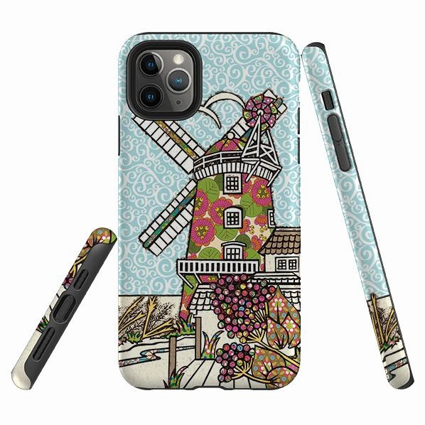 iPhone Tough Case - Cley Windmill By Amelia Bowman Soft Edge Detail