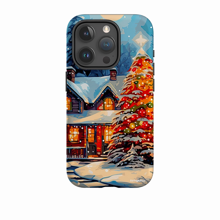 Color Accent iPhone Tough Case - Cold In December