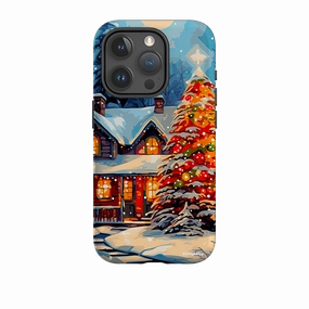 Color Accent iPhone Tough Case - Cold In December