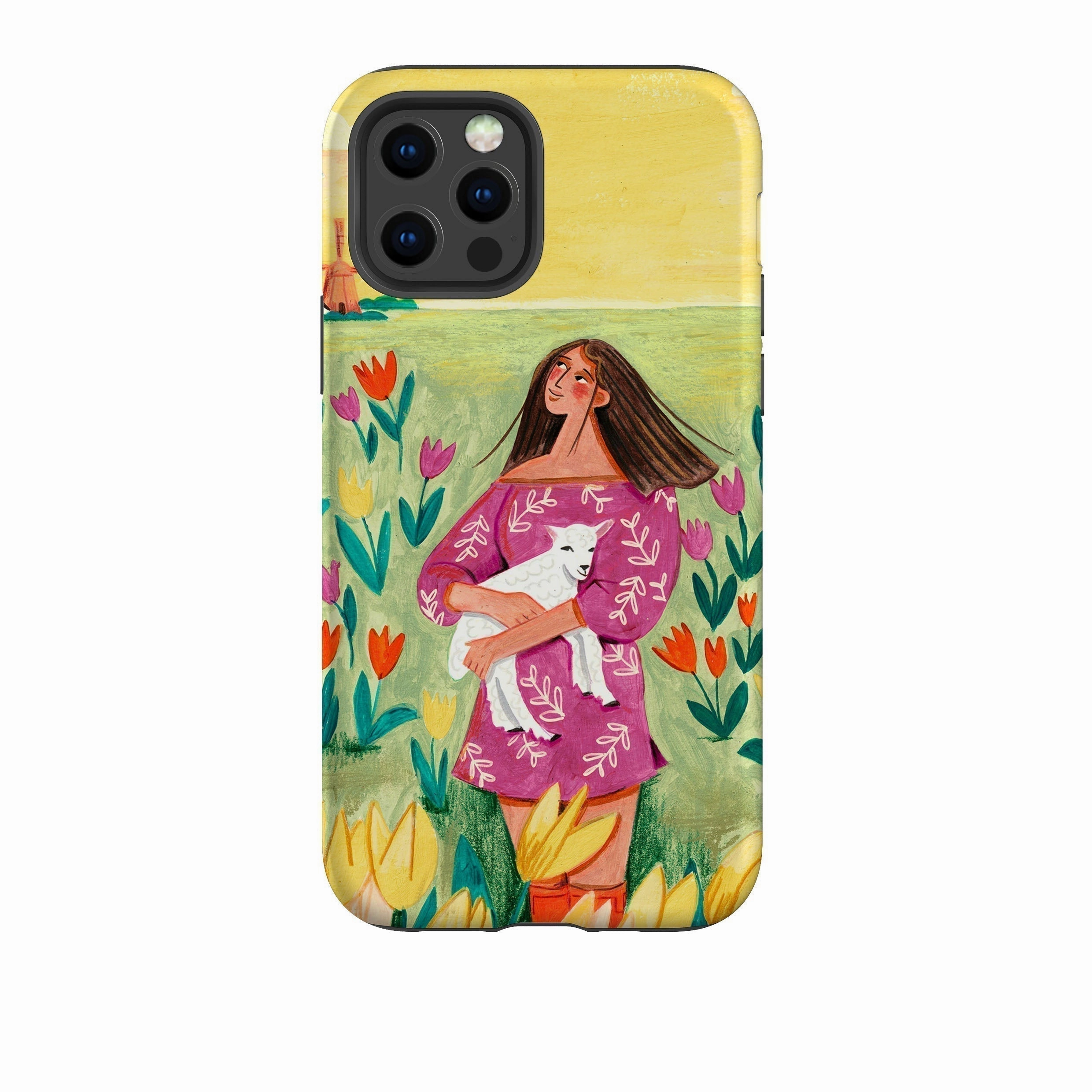 Matte Layer Car Accessory iPhone Tough Case - Coming Home By Caroline Bonne Muller
