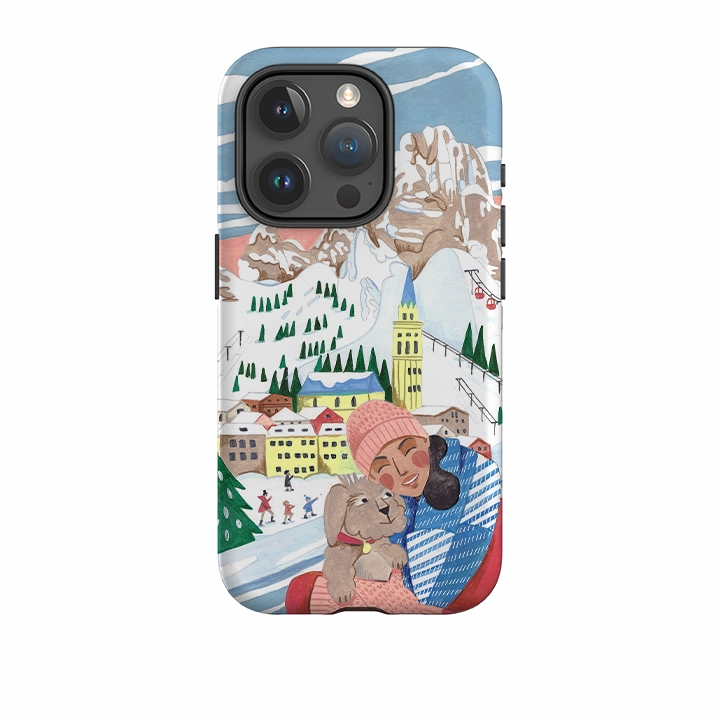 Durable Pattern Texture Smooth Finish iPhone Tough Case - Cortina By Caroline Bonne Muller