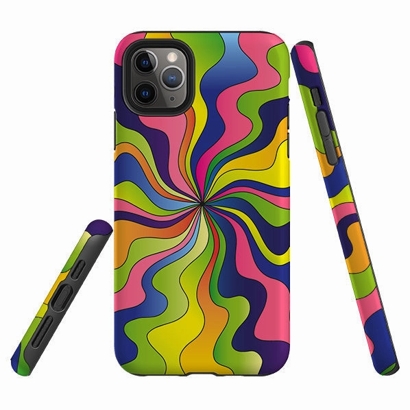 iPhone Tough Case - Cosmo Modern Pattern Layer Shock shield