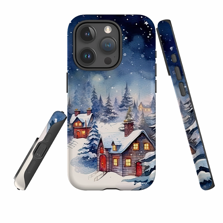 iPhone Tough Case - Cosy Evening Slim Profiled Non slip grip