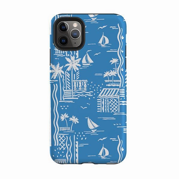 Durable Shape iPhone Tough Case - Cote D'Azur Boats By Sarah Campbell