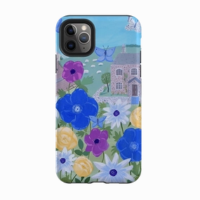 Vivid Finish Stylish Finish Texture iPhone Tough Case - Cottage By Mary Stubberfield