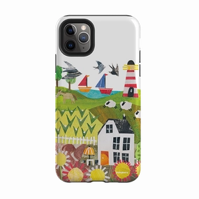 iPhone Tough Case - Countryscape I By Tracey English Durable Edge Layer Premium Style