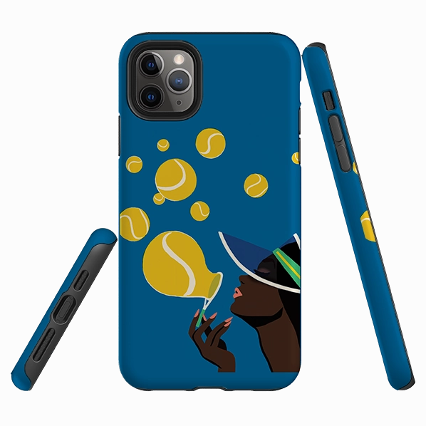 iPhone Tough Case - Court Bubbles Refined Shield