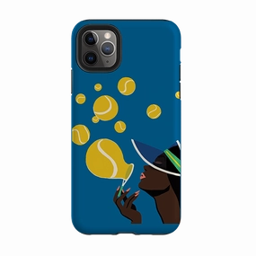 Rugged Finish iPhone Tough Case - Court Bubbles
