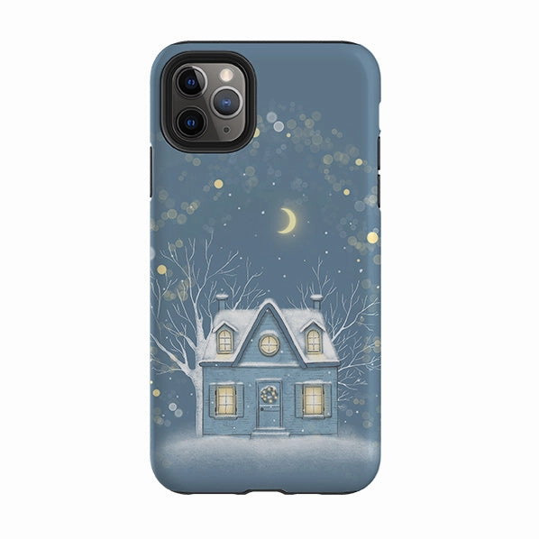 iPhone Tough Case - Cozy Xmas Clear Texture Water shield