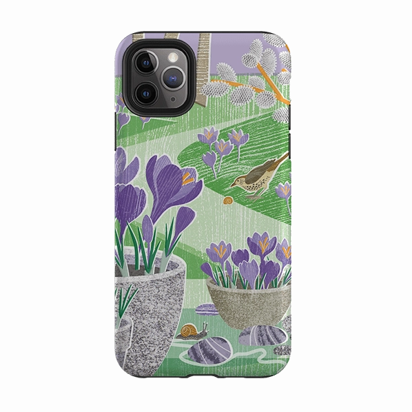 Drop Protection iPhone Tough Case - Crocus By Liane Payne