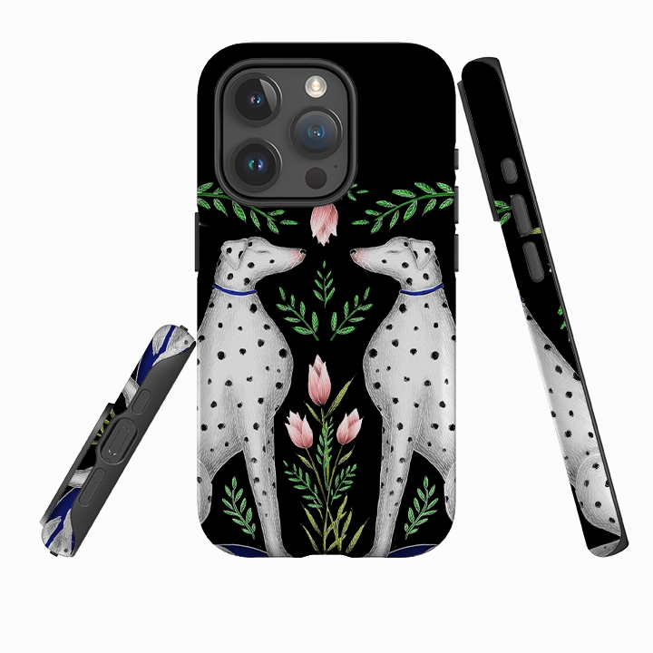 iPhone Tough Case - Dalmatian By Catherine Rowe Soft Interior