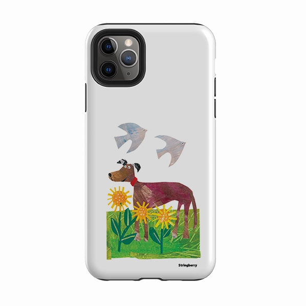 Universal Fit iPhone Tough Case - Days Of Dogs I By Tracey English