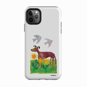 Universal Fit iPhone Tough Case - Days Of Dogs I By Tracey English
